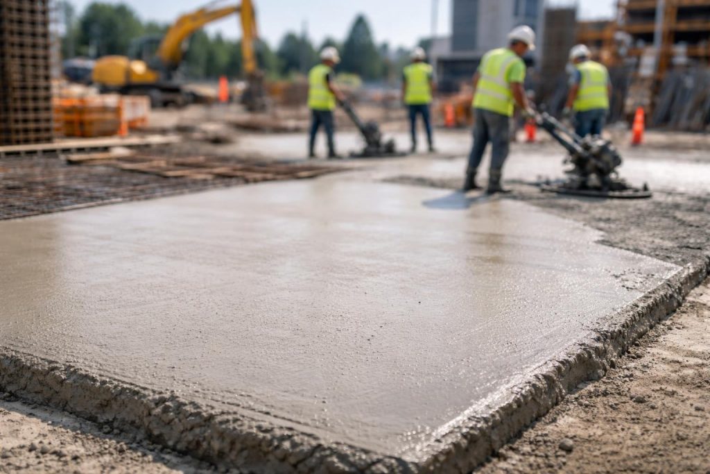 chantier-construction-beton-ouvriers-machines
