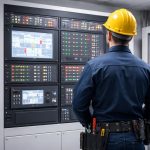 technicien-panneau-securite-incendie-salle-technique