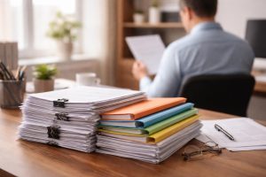 pile-documents-dossiers-personne-floue