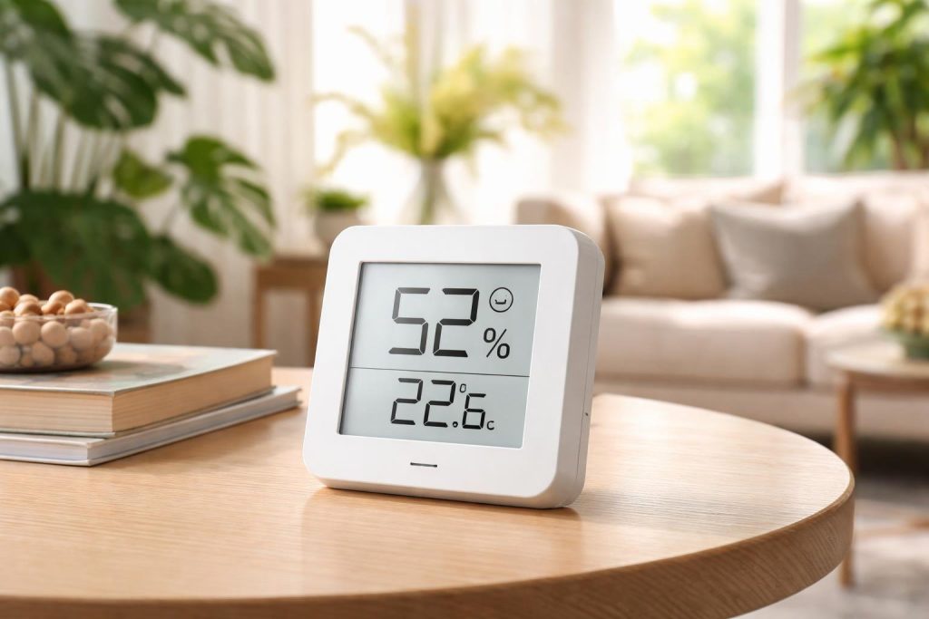 hygrometre-moderne-table-plantes-lumineuse