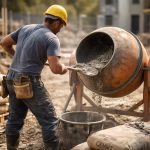 macon-betoniere-sacs-ciment-outils